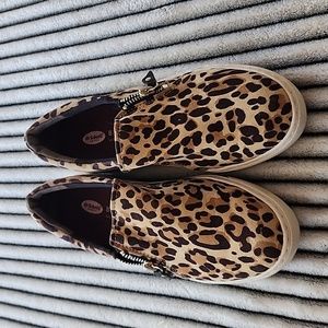 Cheetah Print Slip Ons